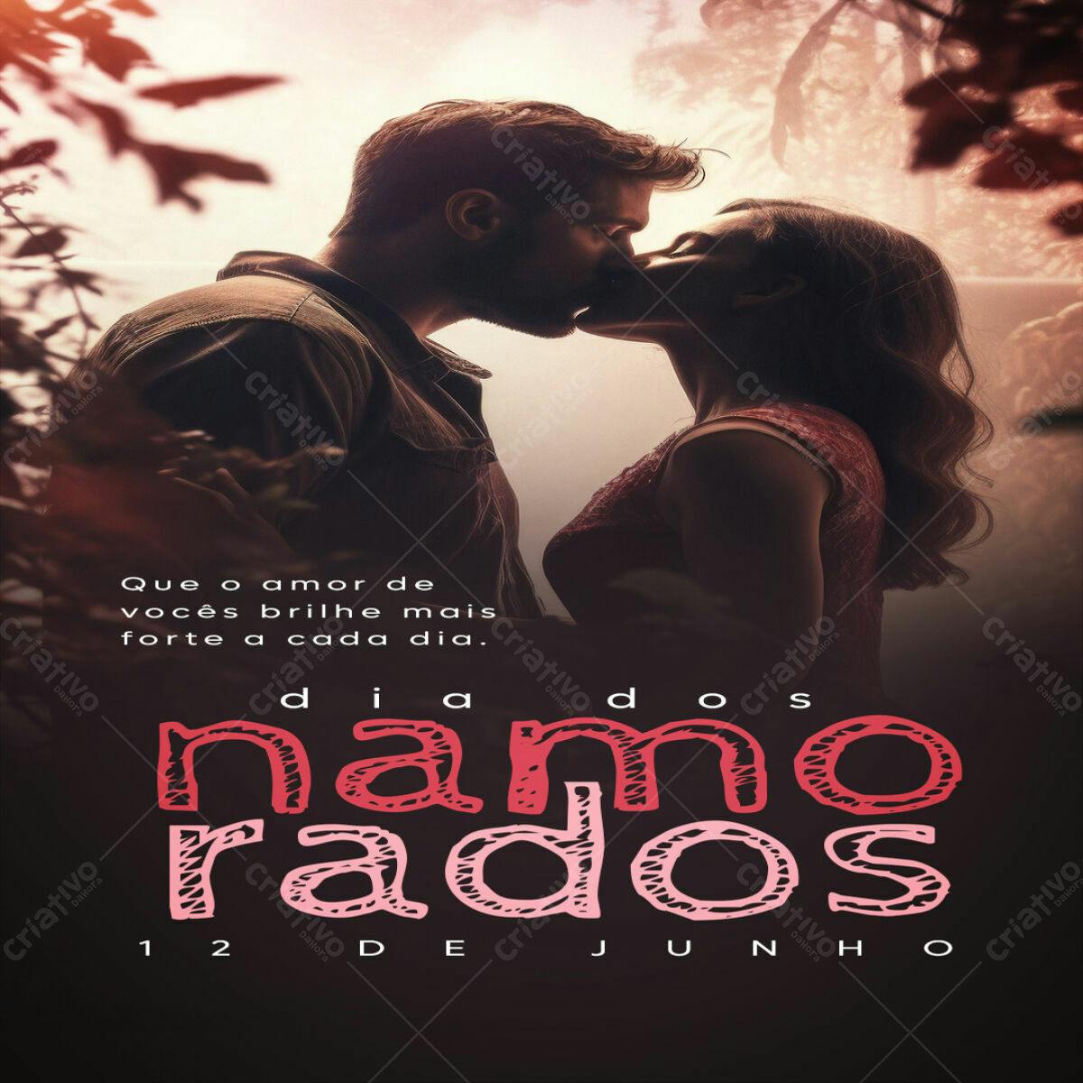 Capa para Dia dos Namorados PSD Editável