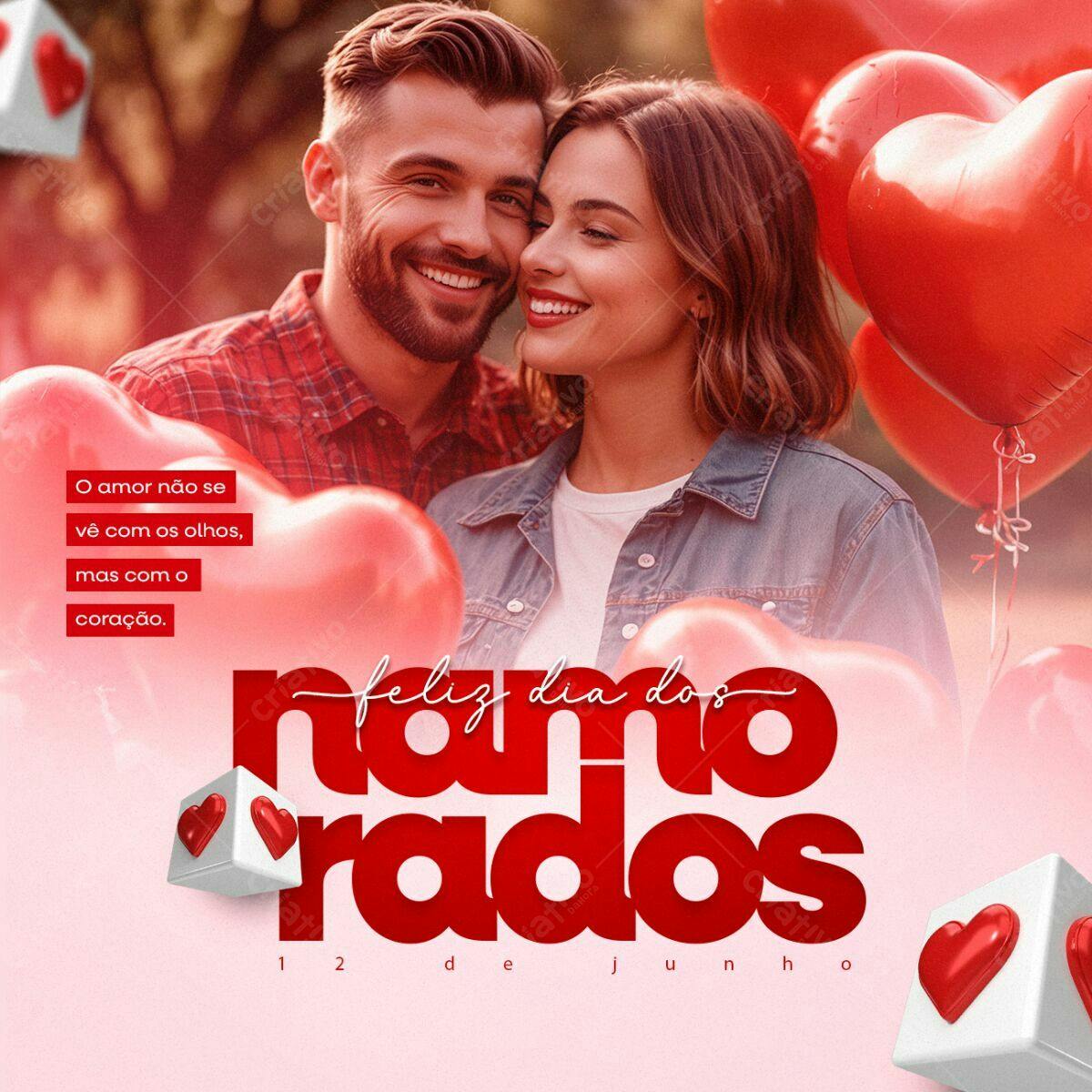 Flyer Dia dos Namorados PSD Editável