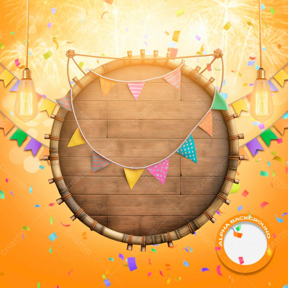 Banner Festa Junina PSD Editável