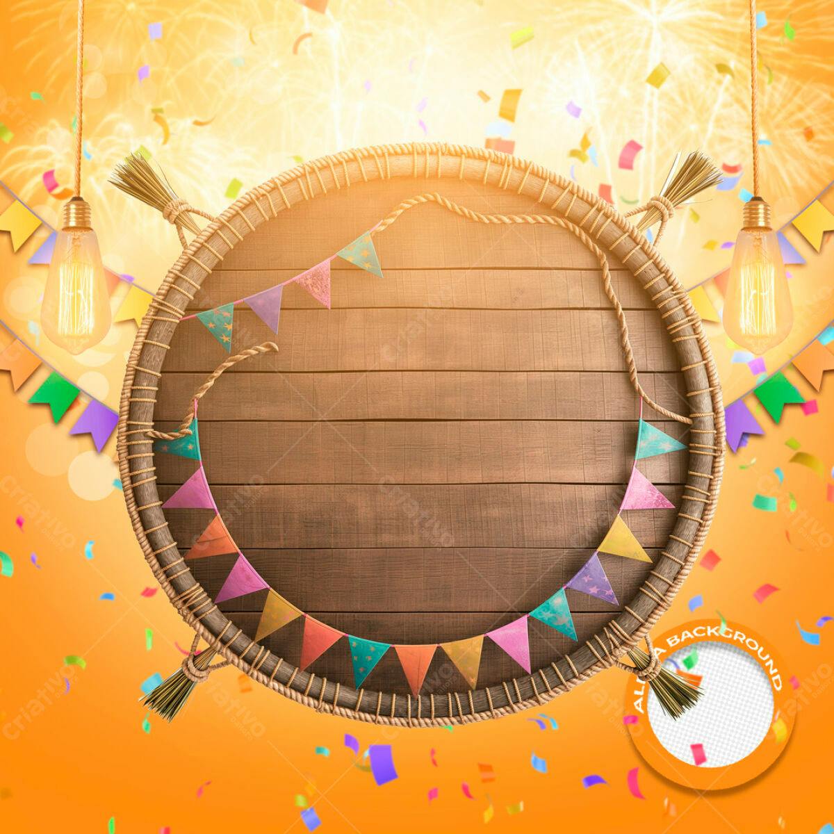 Banner Festa Junina PSD Editável