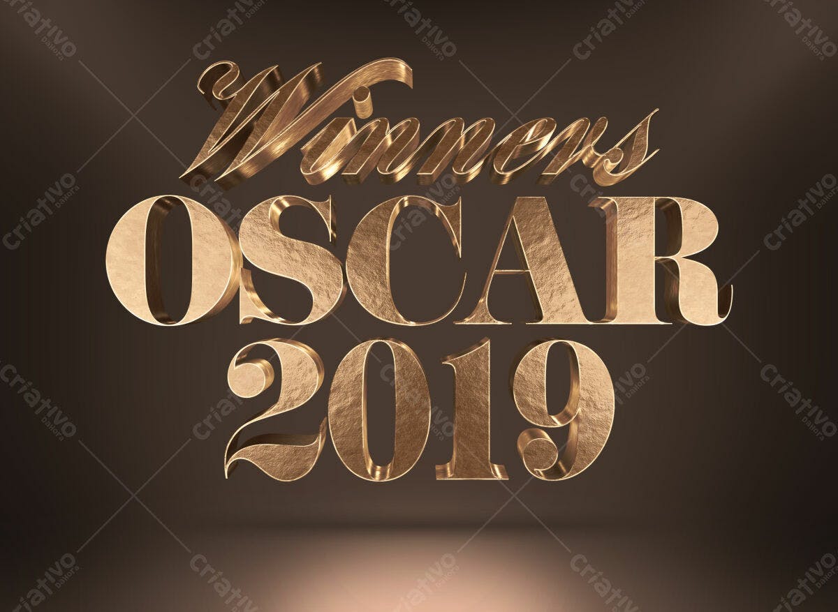 Kit Festa Oscar 2019 PSD Editável