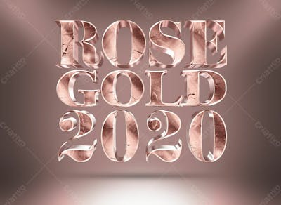 Efeito De Texto Psd Dourado 3D
