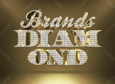Efeito De Texto Psd Dourado 3D