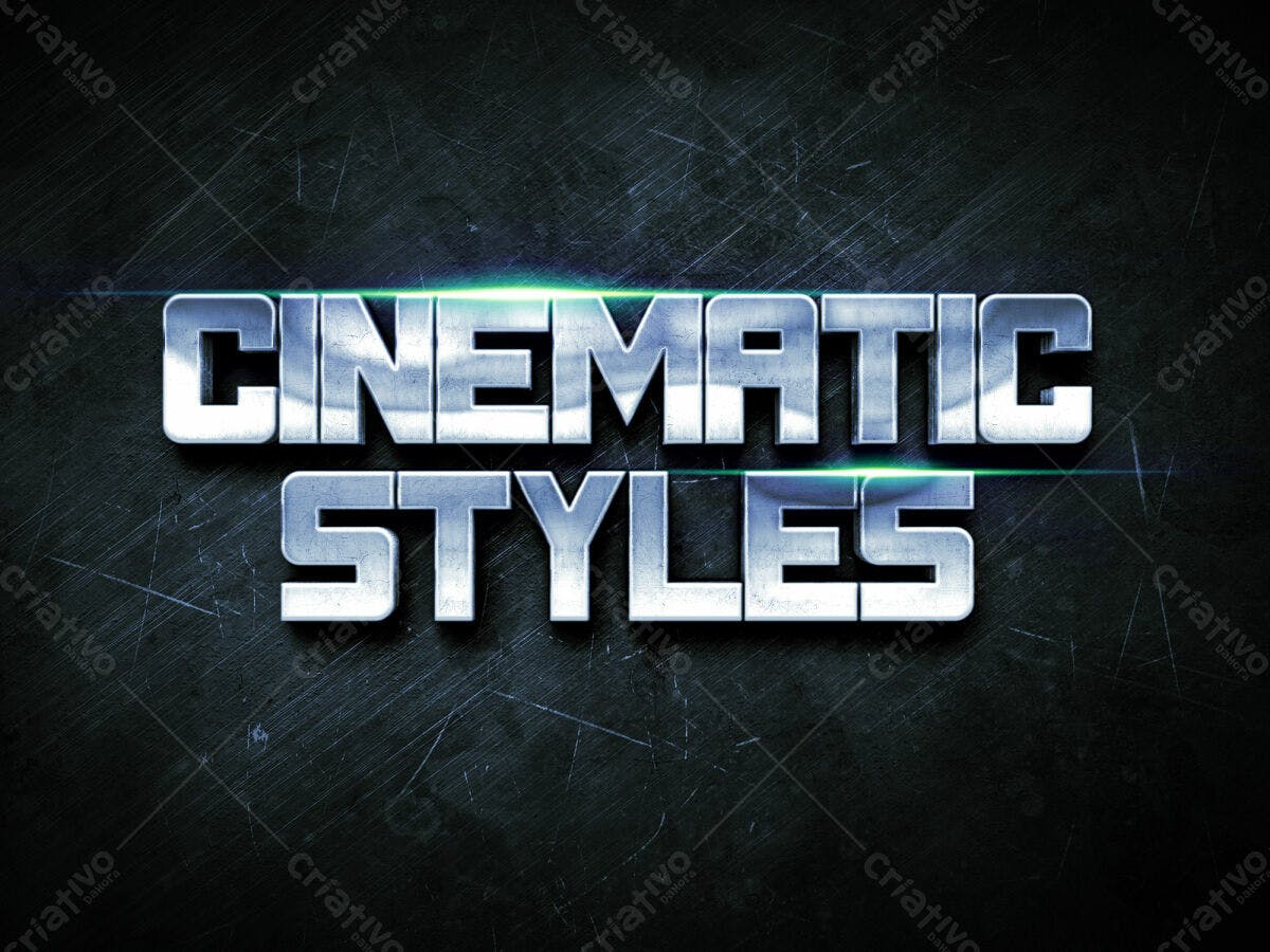 Kit de Estilos Cinemáticos PSD Editável
