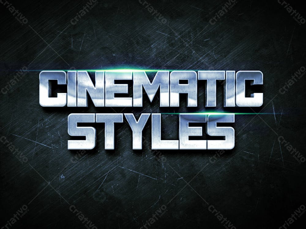 Efeitos De Texto 3D Cinematográficos V 2