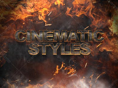 Efeitos De Texto 3D Cinematográficos V 8