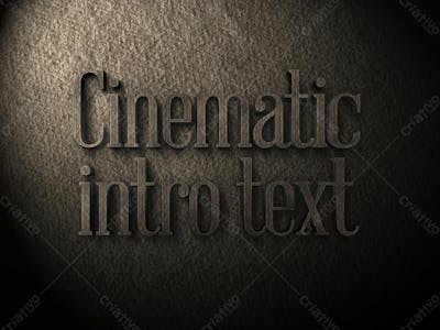 Efeitos De Texto 3D Cinematográficos V 10