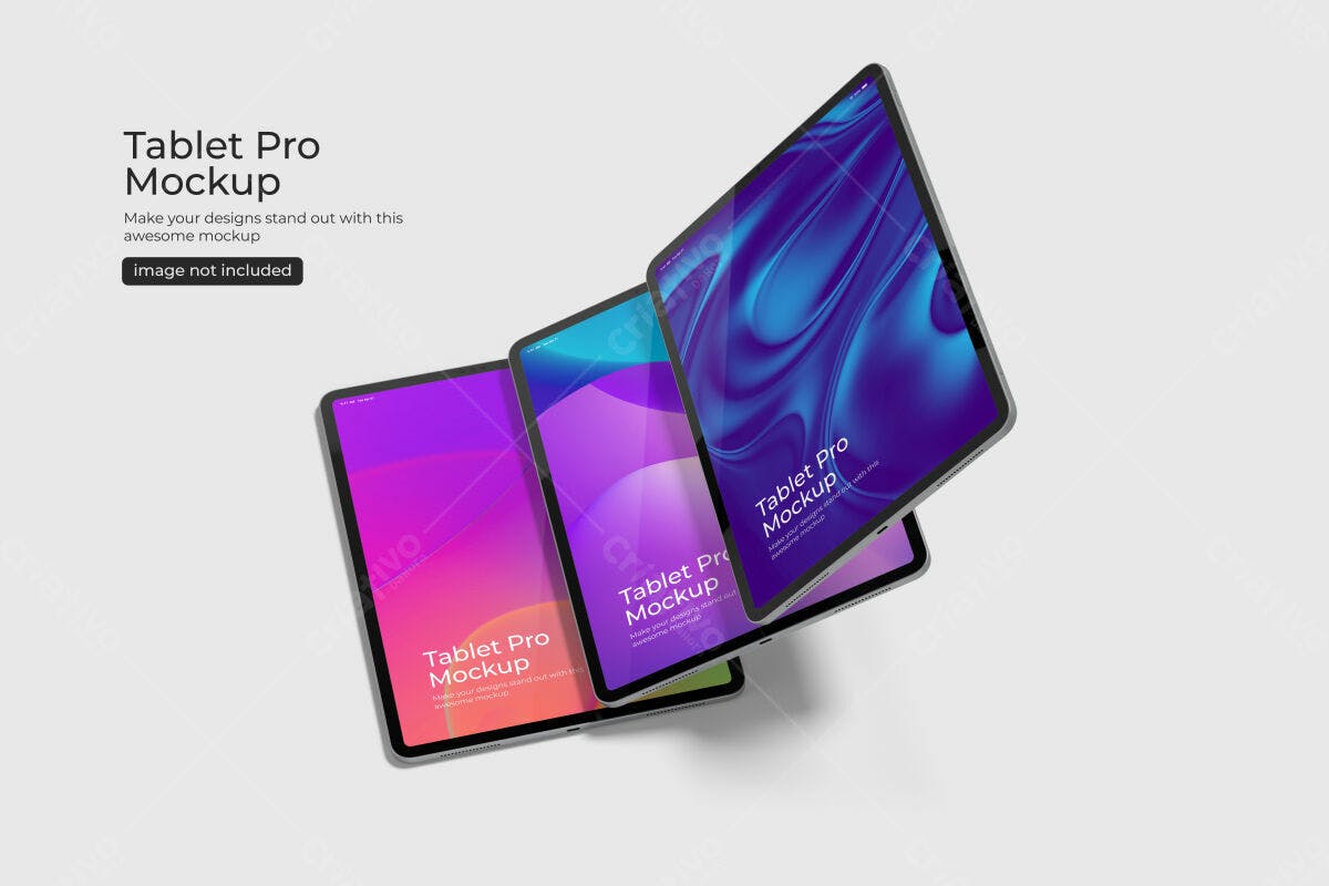 Mockup de Tablet Pro PSD Editável