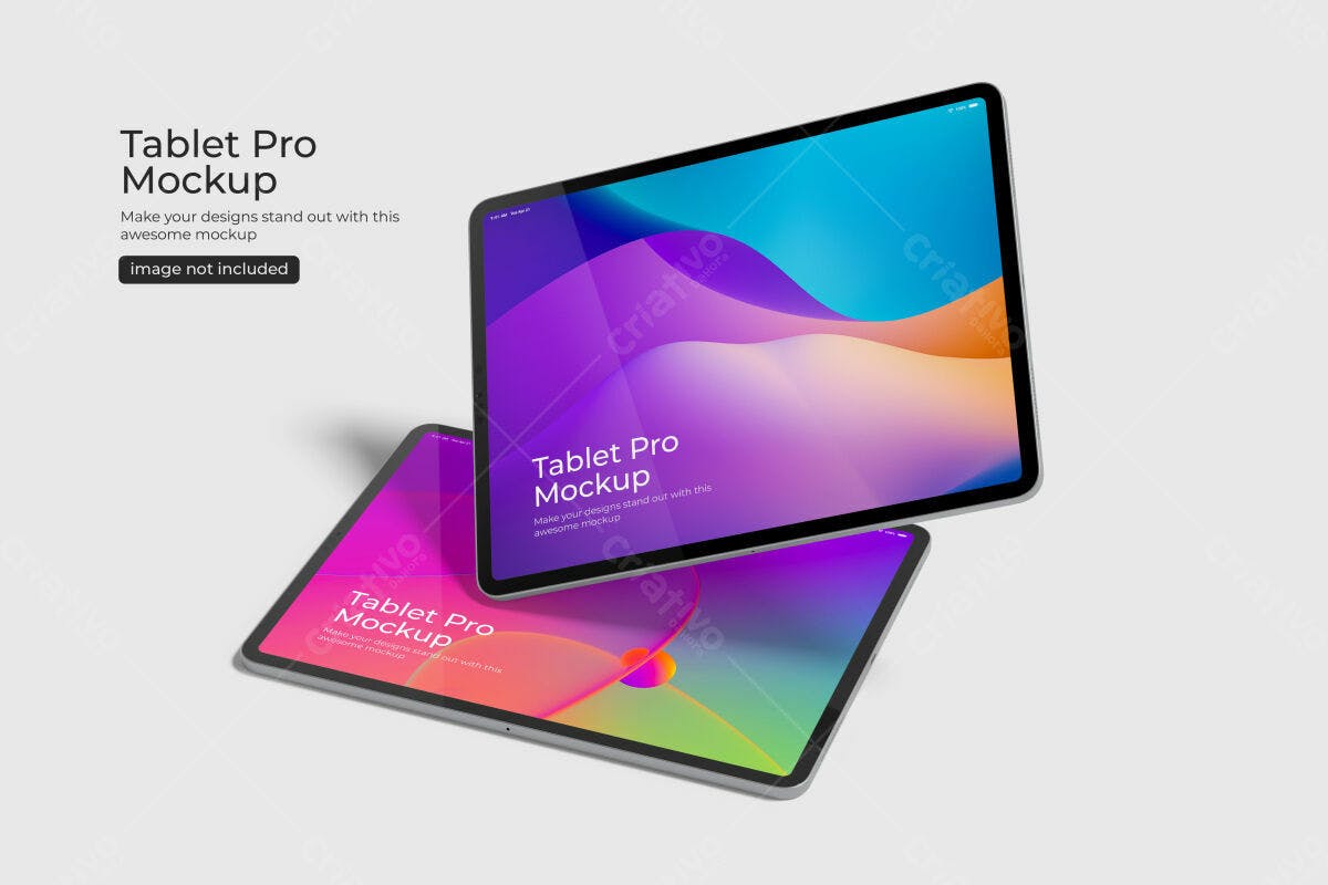 Mockup de Tablet Pro PSD Editável