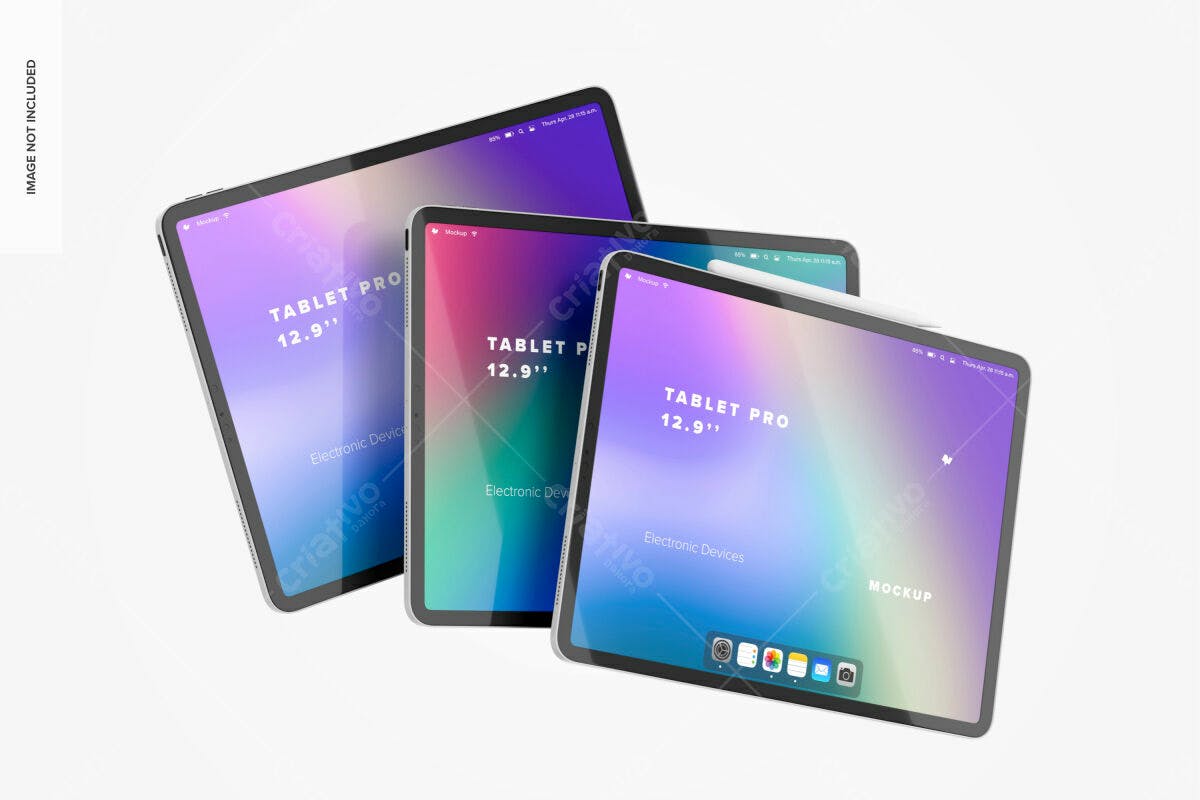 Mockup de Tablets PSD Editável