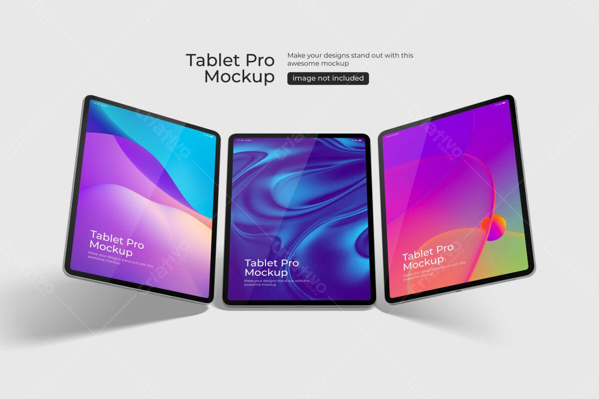 Mockup Tablet Pro PSD Editável