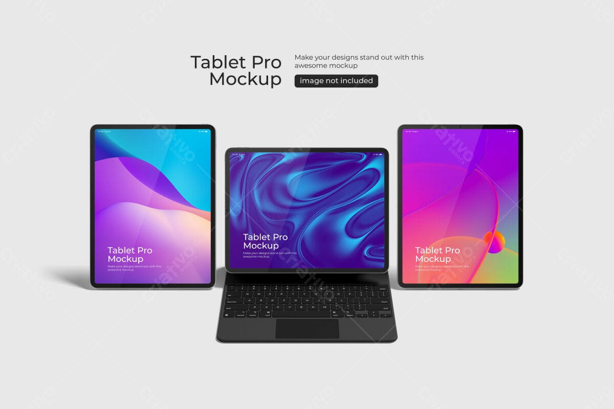 Mockup Tablet Pro PSD Editável