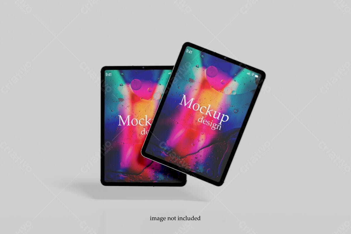 Mockup de Tablet para Apresentação de Projetos PSD Editável