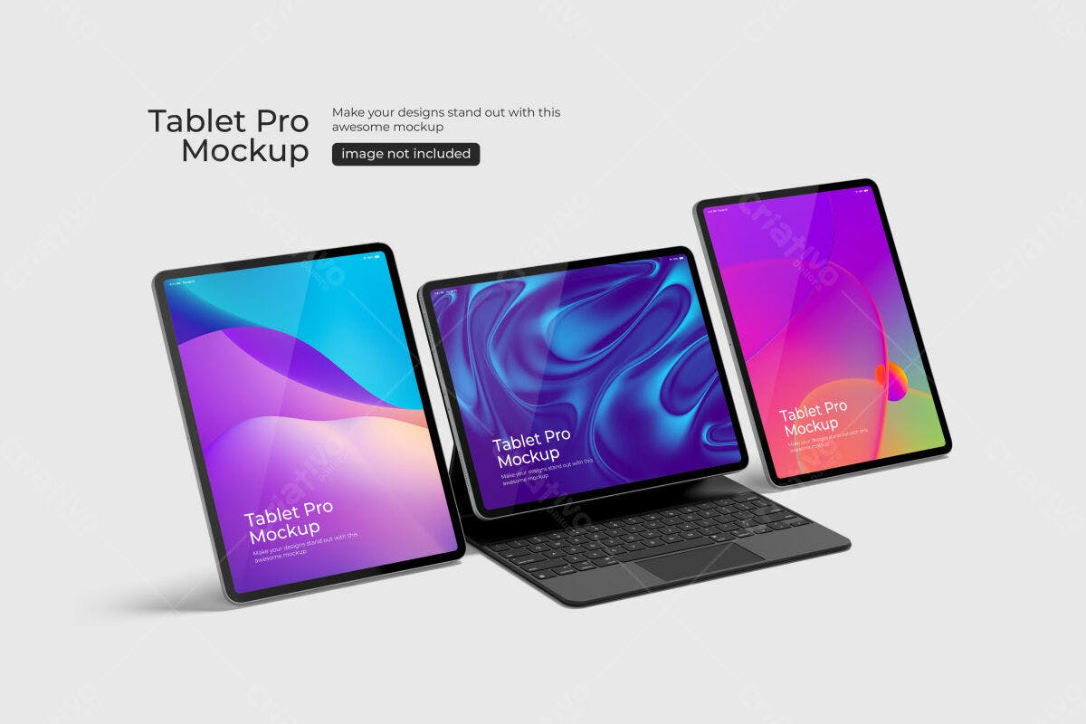 Mockup Tablet Pro PSD Editável