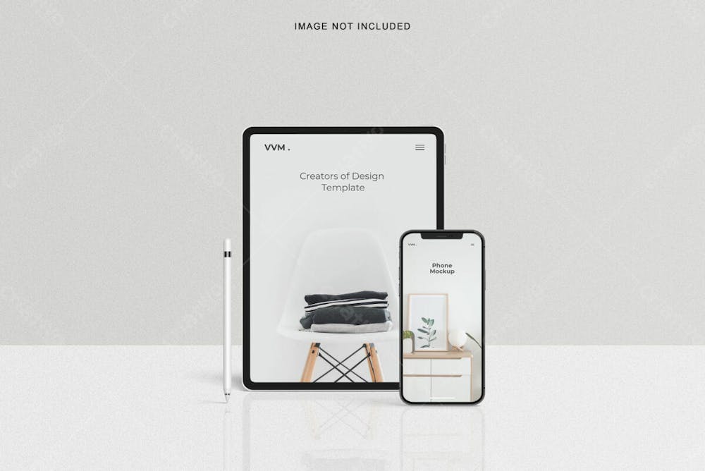 Smartphone Tablet Realista Mockup V 1