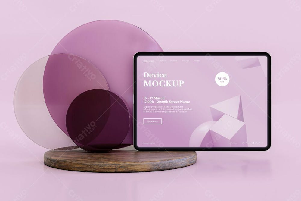 Tablet E Telefone Psd Mockup