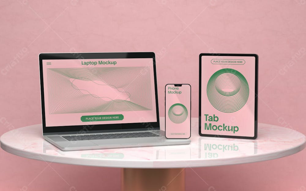 Tablet E Telefone Psd Mockup