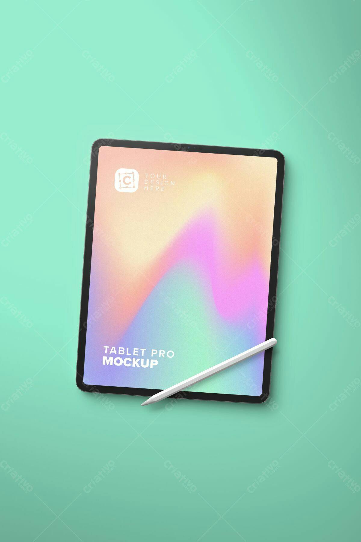 Mockup Tablet PSD Editável para Apresentações