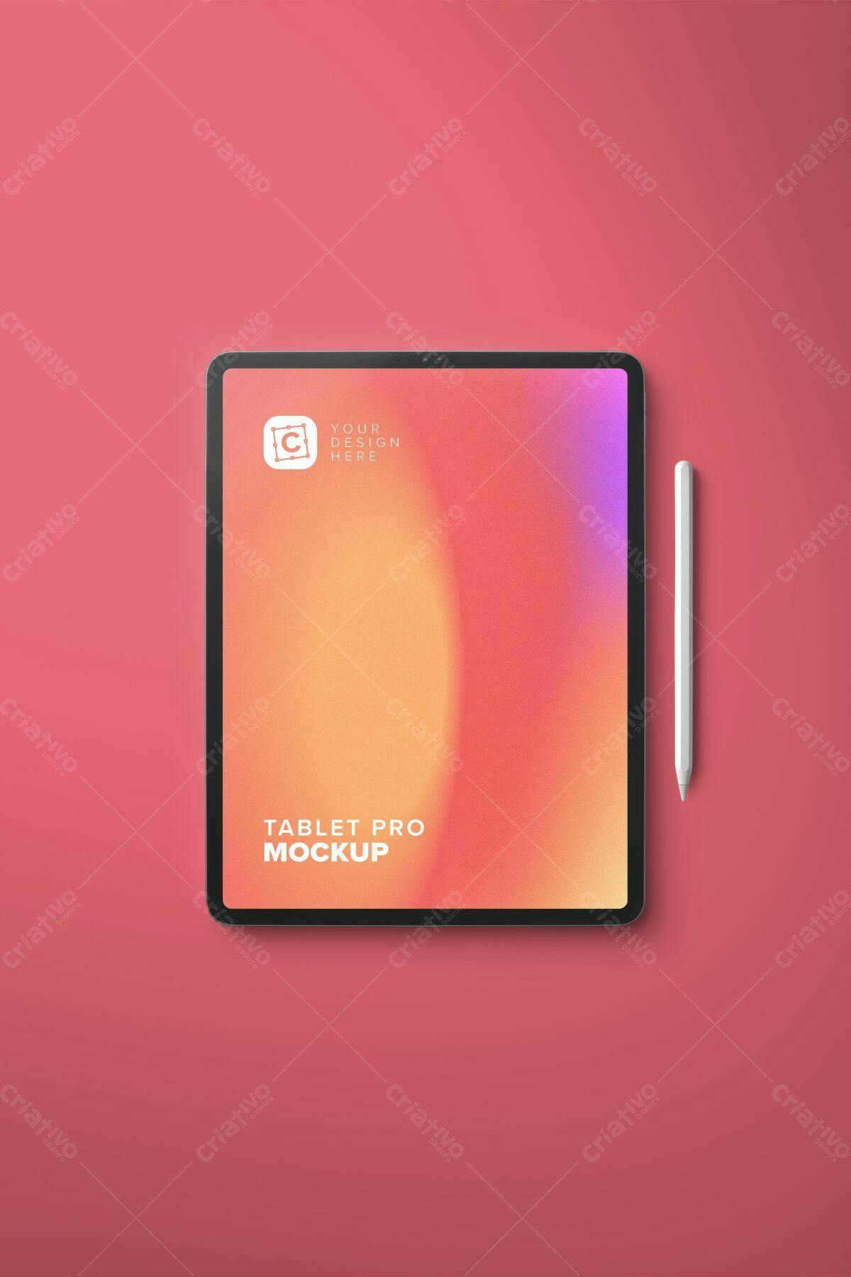 Mockup Tablet Pro PSD Editável