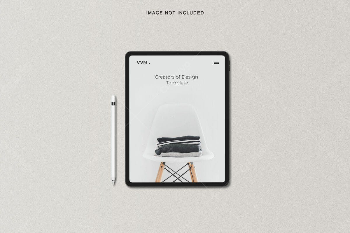 Mockup de Tablet para Loja de Roupas PSD Editável