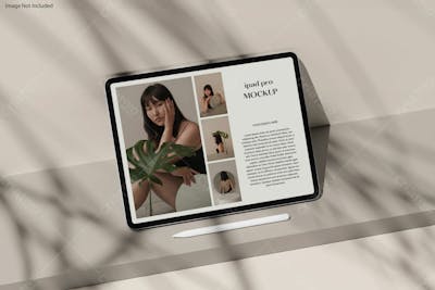 Tela De Tablet Minimalista Mockup V 1