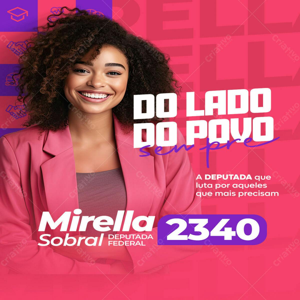 Flyer para Campanha Política PSD Editável