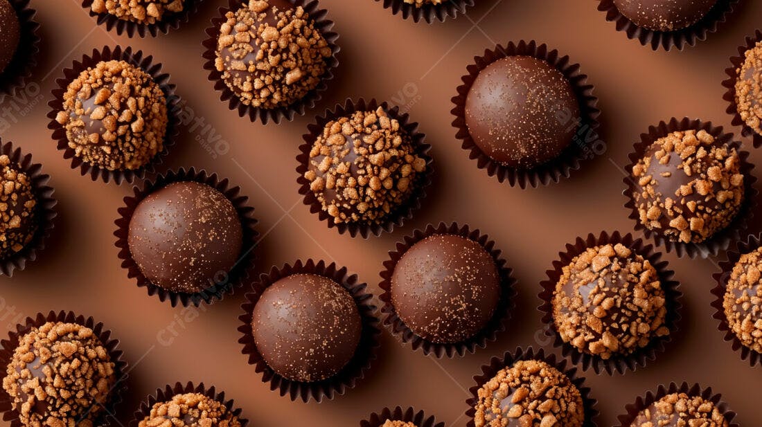 Doces de chocolate irresistíveis