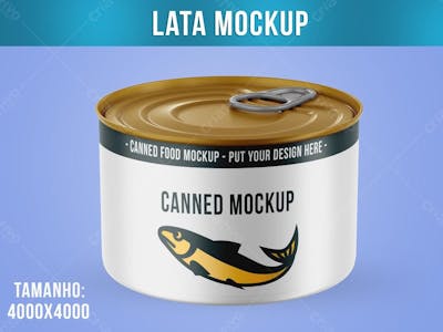 Comida Enlatada Mockup