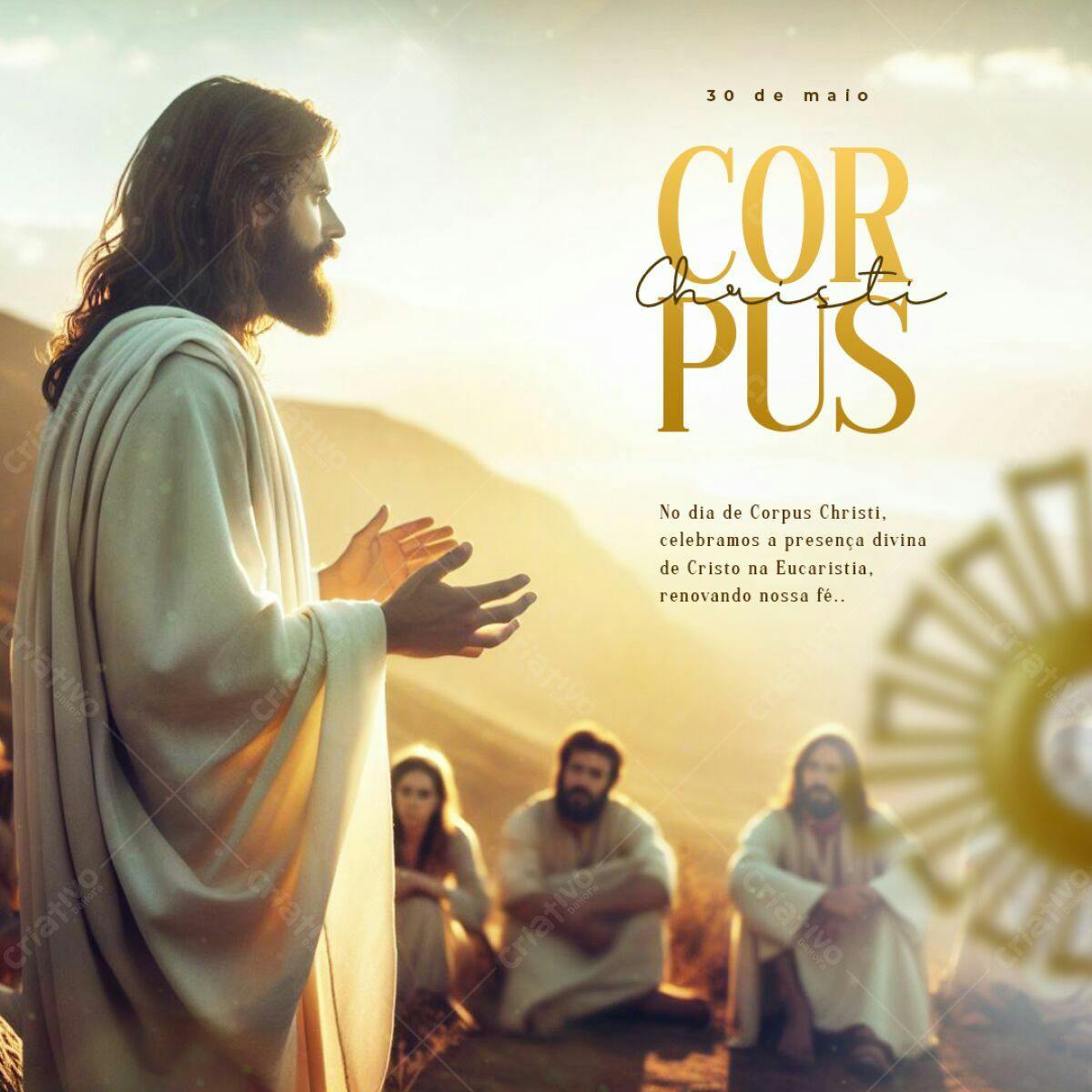 Flyer Corpus Christi PSD Editável