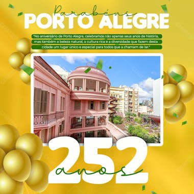 Aniversário de porto alegre