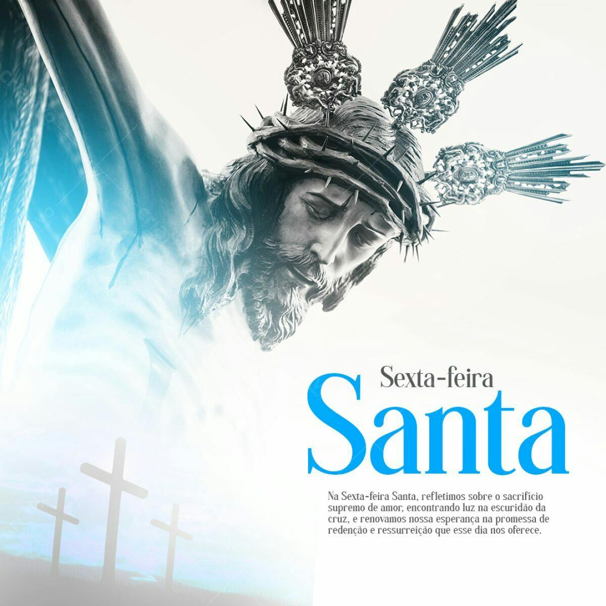Flyer Sexta-feira Santa PSD Editável