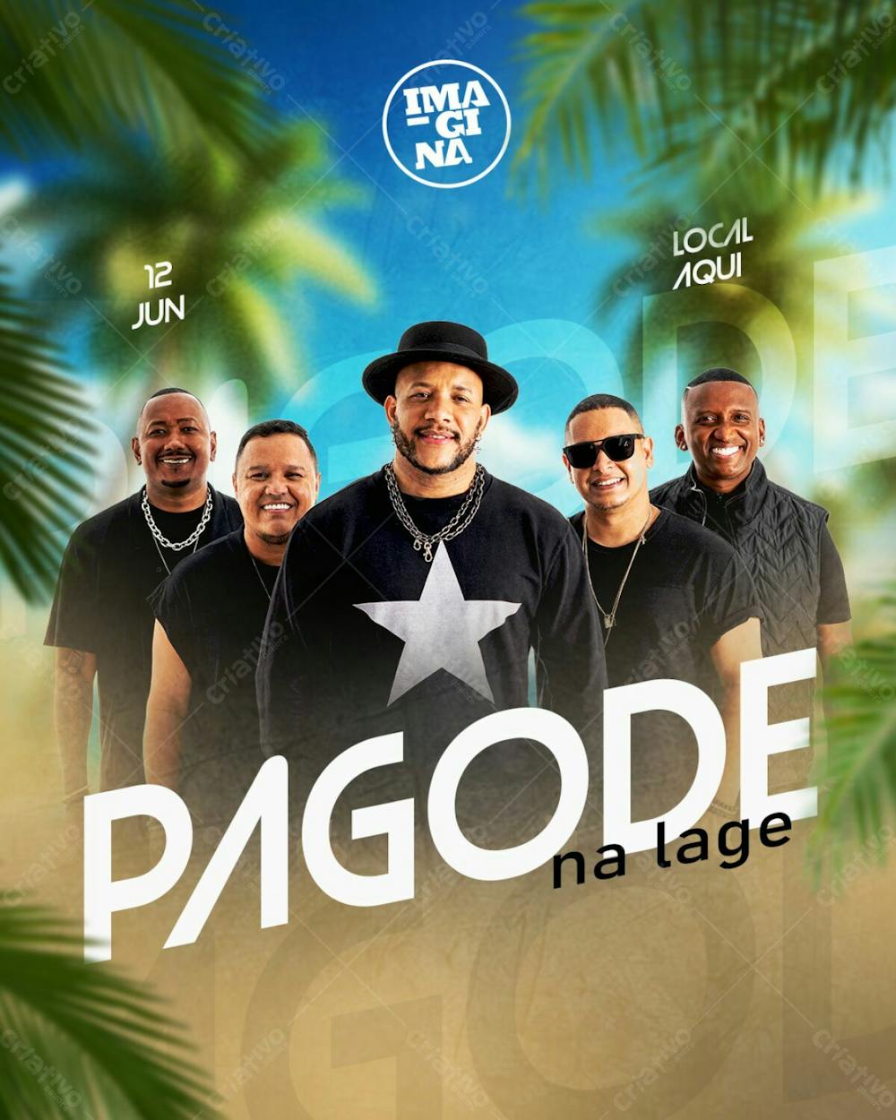 Flyer Evento Pagode Na Laje