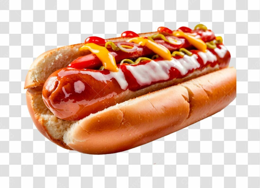Imagem PNG Hot Dog com fundo transparente