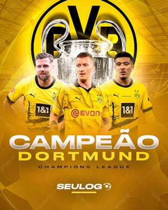 Dortmund campeão champions league feed