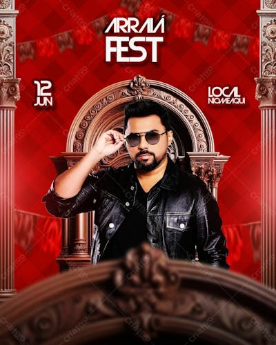 Flyer Evento Artista São João Arraiá Fest
