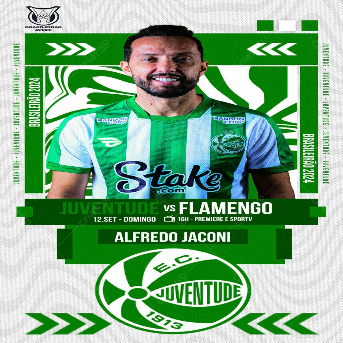 Poster Jogo Juventude x Flamengo PSD Editável