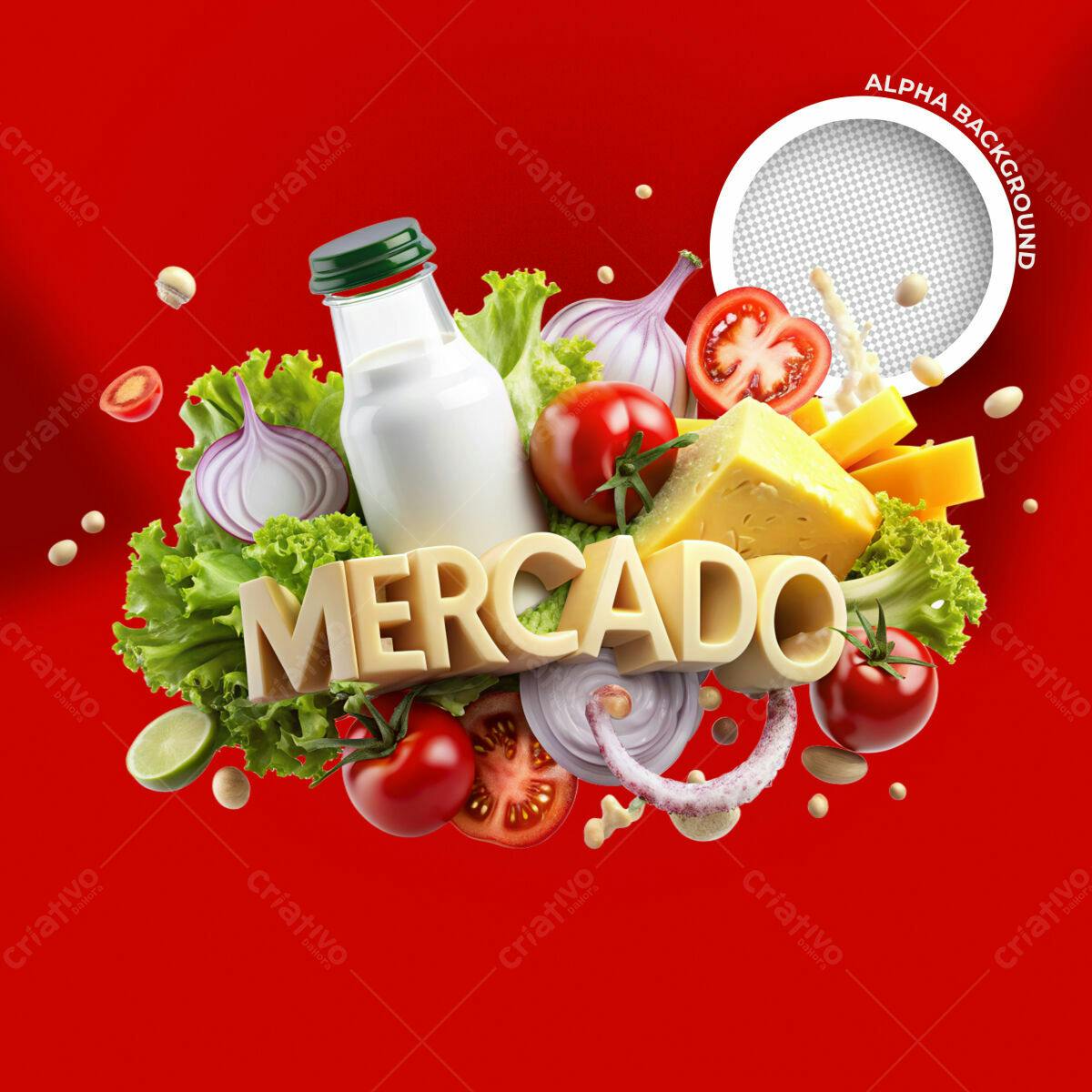 Banner Mercado PSD Editável