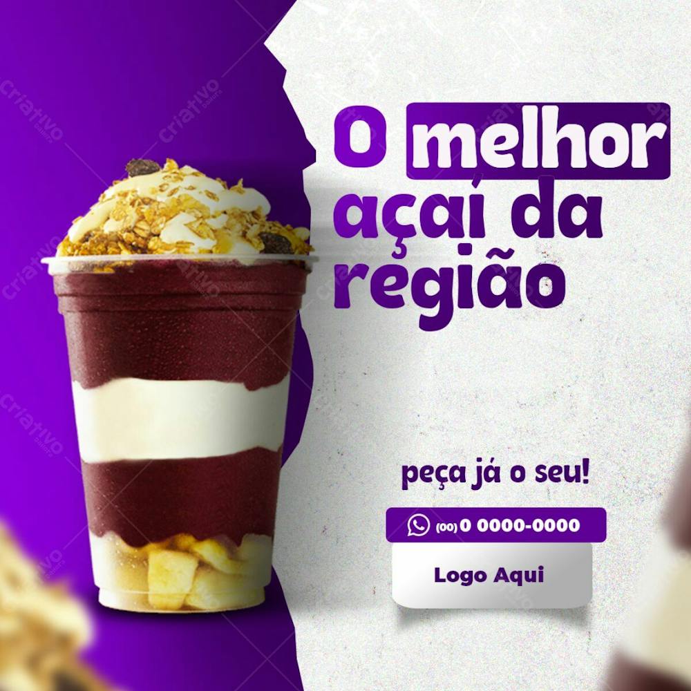 Açaí Social Media Post