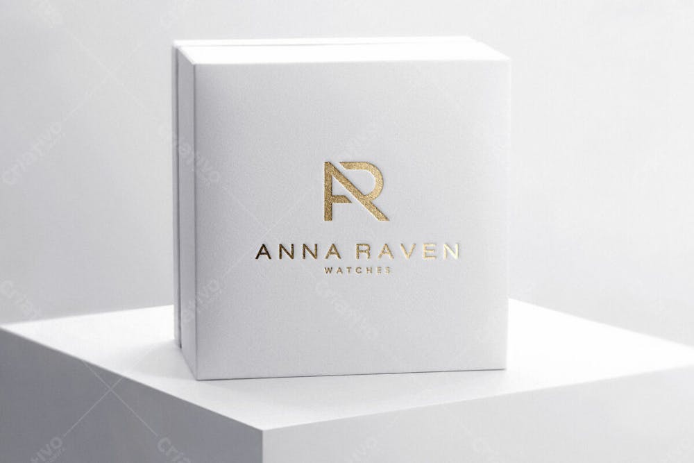 Logotipo Dourado Da Empresa 3D Com Reflexão Novo 16 Mockup