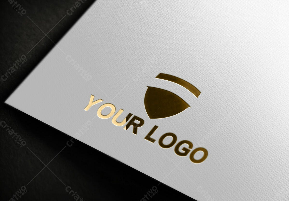 Modelo de Logotipo Luxuoso em PSD Editável