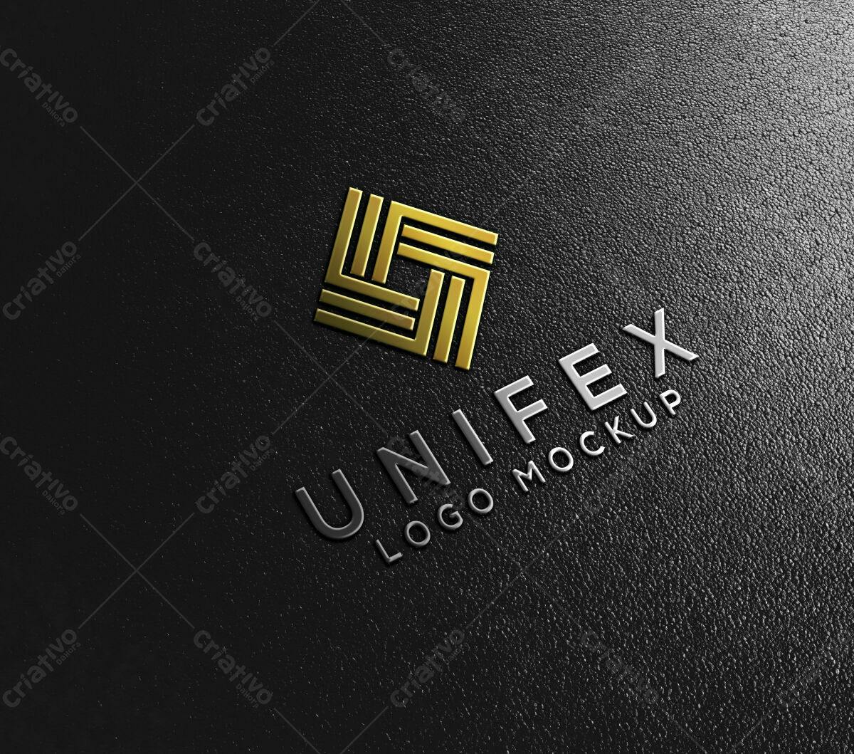 Mockup de Logotipo Luxuoso em PSD Editável
