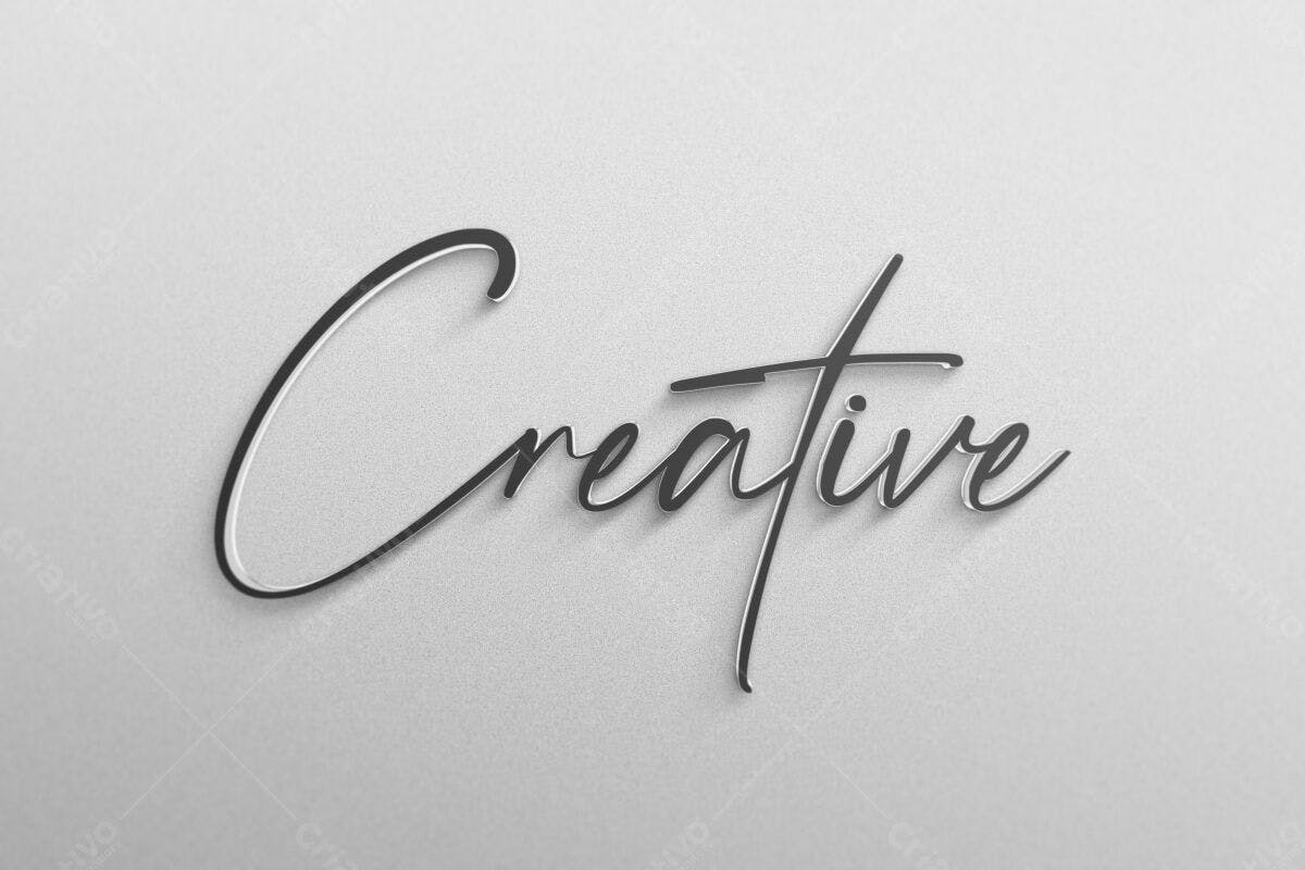 Logotipo Moderno PSD Editável