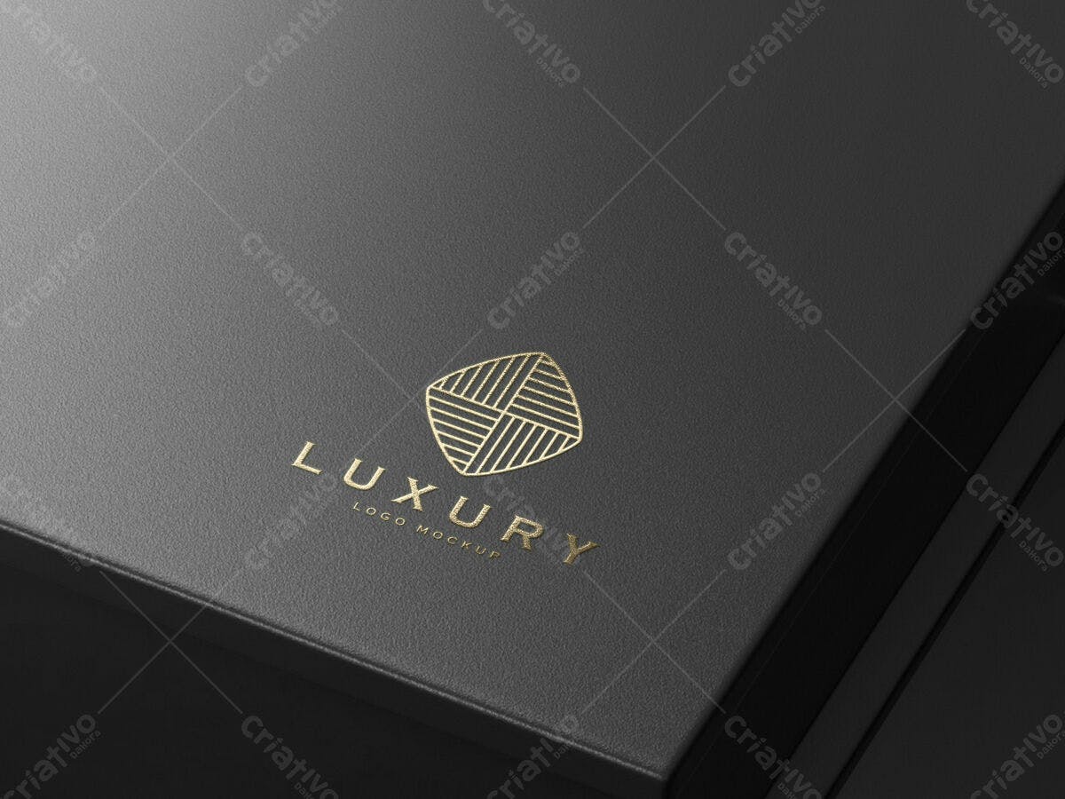 Mockup de Embalagem Luxo em PSD Editável