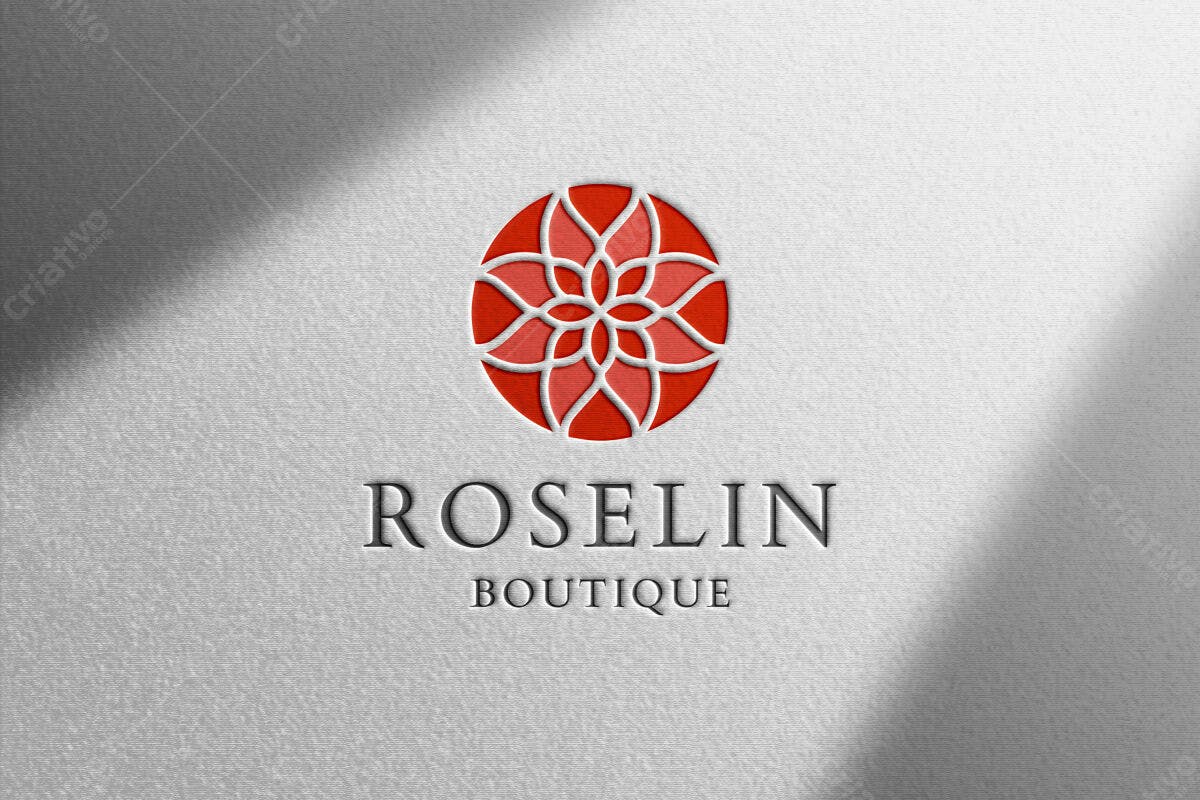 Logo Boutique Elegante PSD Editável