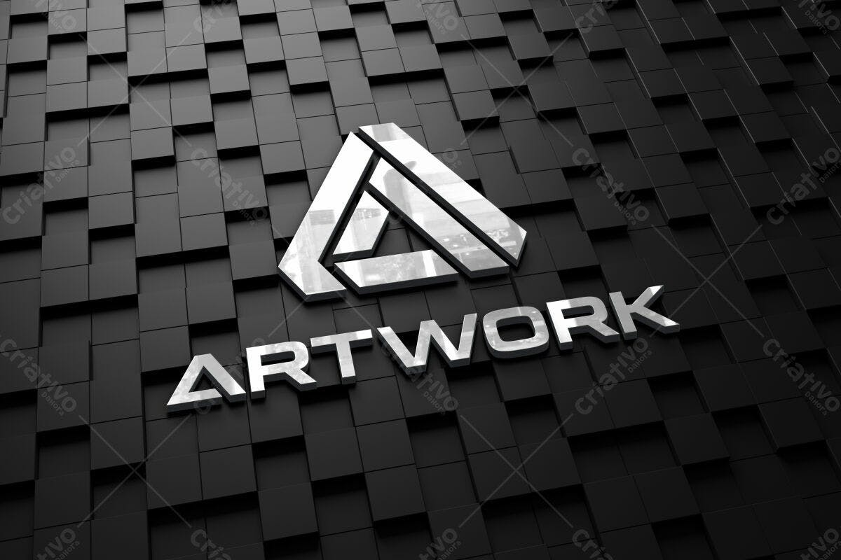 Logo Marca Moderna PSD Editável