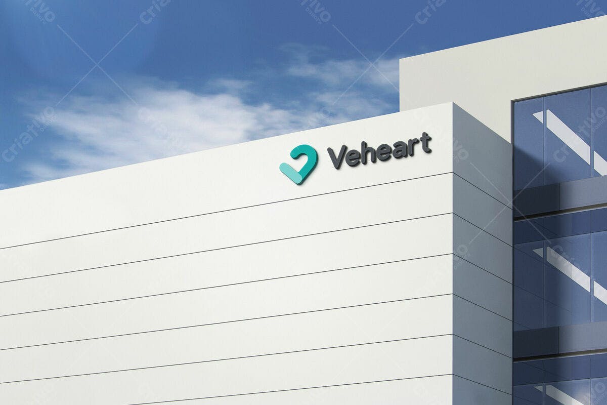Mockup de Logotipo para Empresa PSD Editável