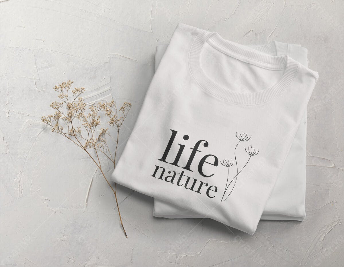 Camiseta Life Nature PSD Editável