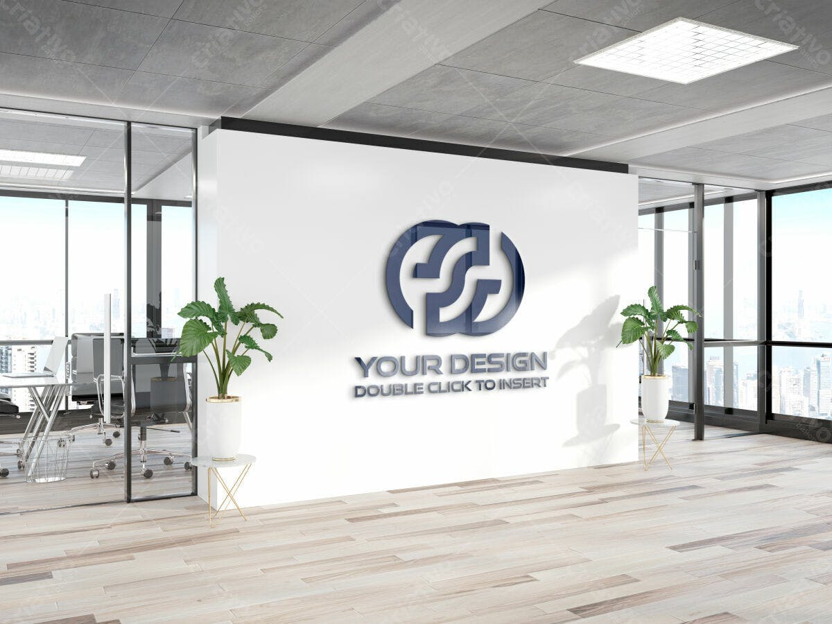 Mockup de Logotipo para Empresa Moderna PSD Editável