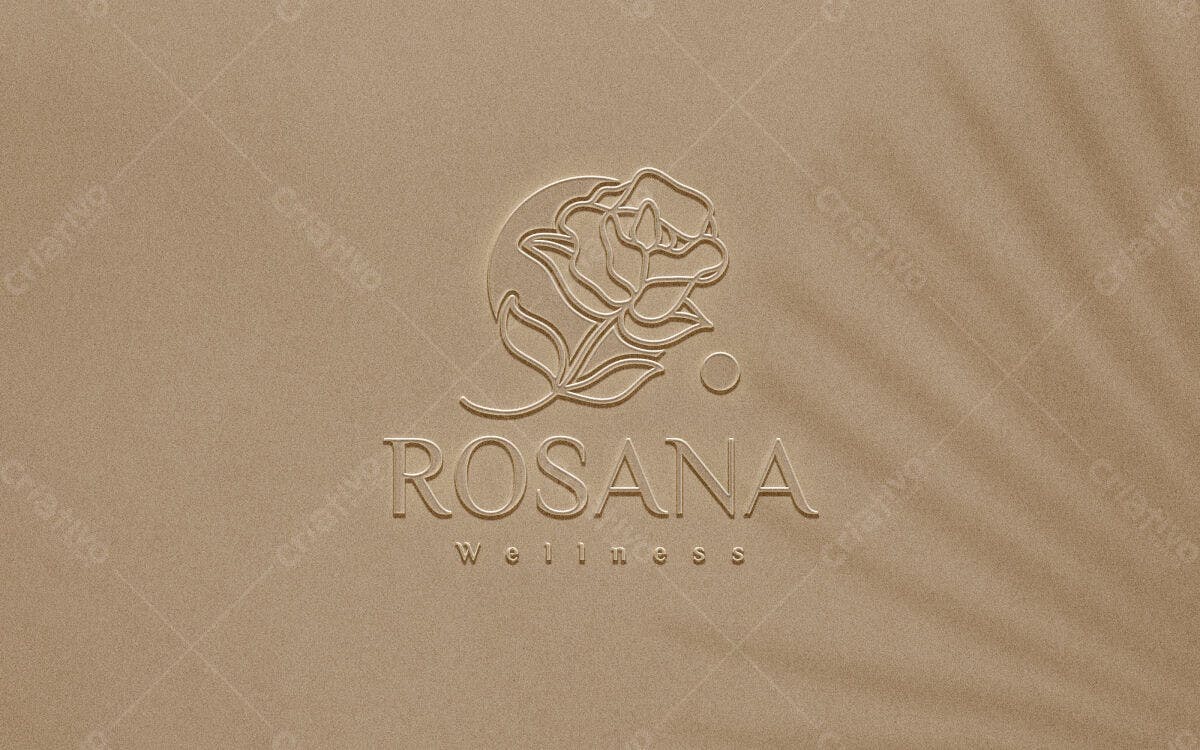 Logo para Spa e Bem-Estar PSD Editável