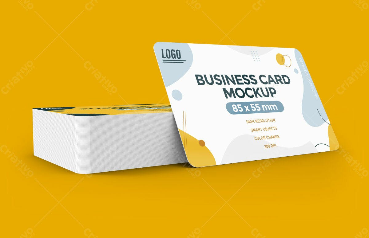 Cartão de Visita Moderno PSD Editável